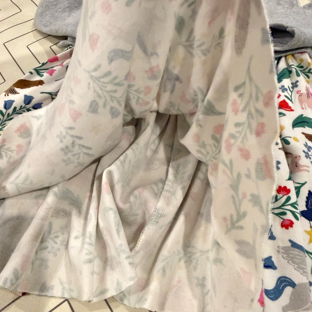 Mini Boden Multi Pattern Bunny Dress - Picture 7 of 13